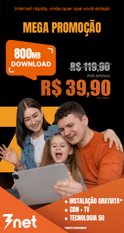 banner promocional; Super promocao de internet de 800mb por R$39,90